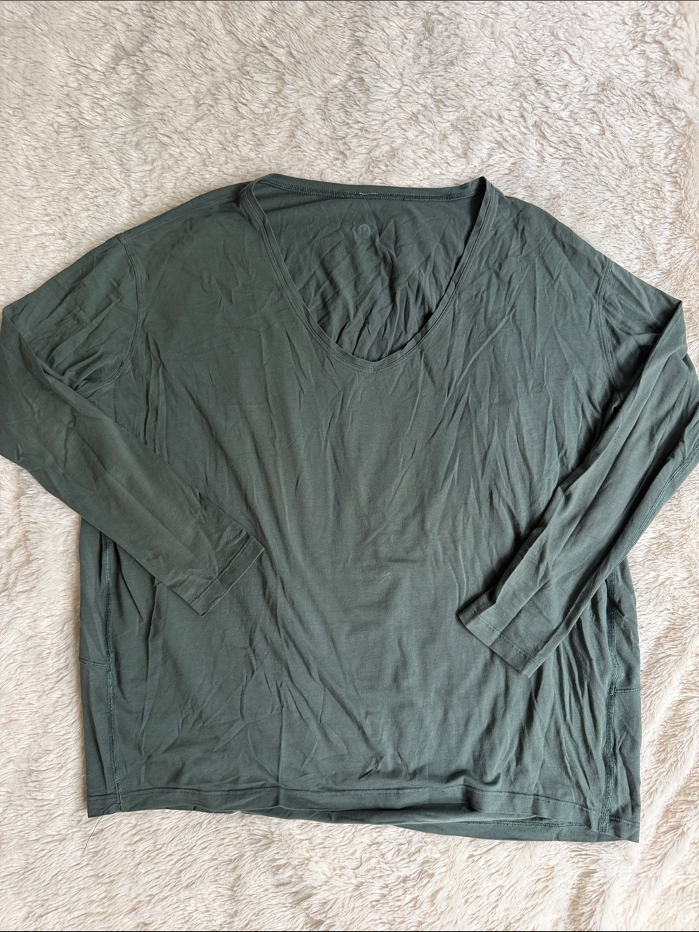 Lululemon Long Sleevs- Forest Green